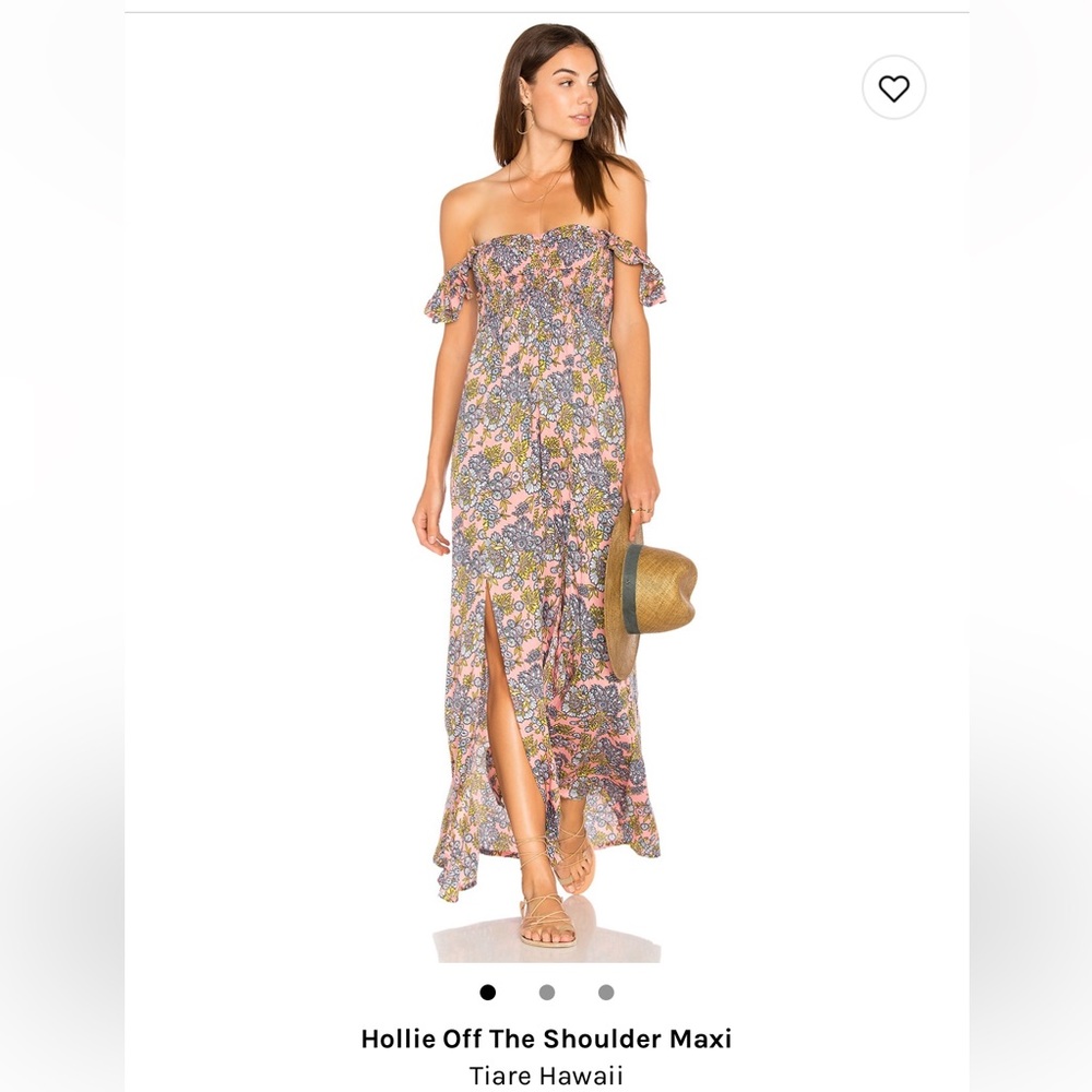 Worn once, like new- Revolve TiareHawaii- Hollie Off The Shoulder Maxi, one size